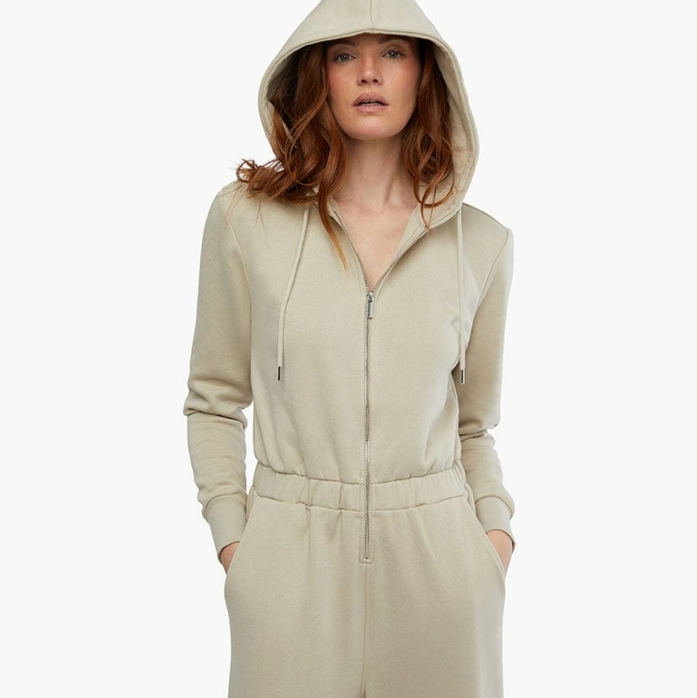 NWT WE WORE WHAT | $128 Leisure Hooded Jumpsuit - Picture 3 of 4